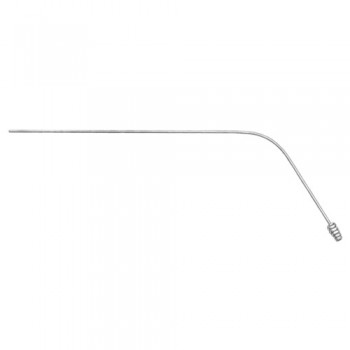 Yasargil Suction Tube With Luer Hub Stainless Steel, Working Length - Diameter 220 mm - 3.5 mm Ø